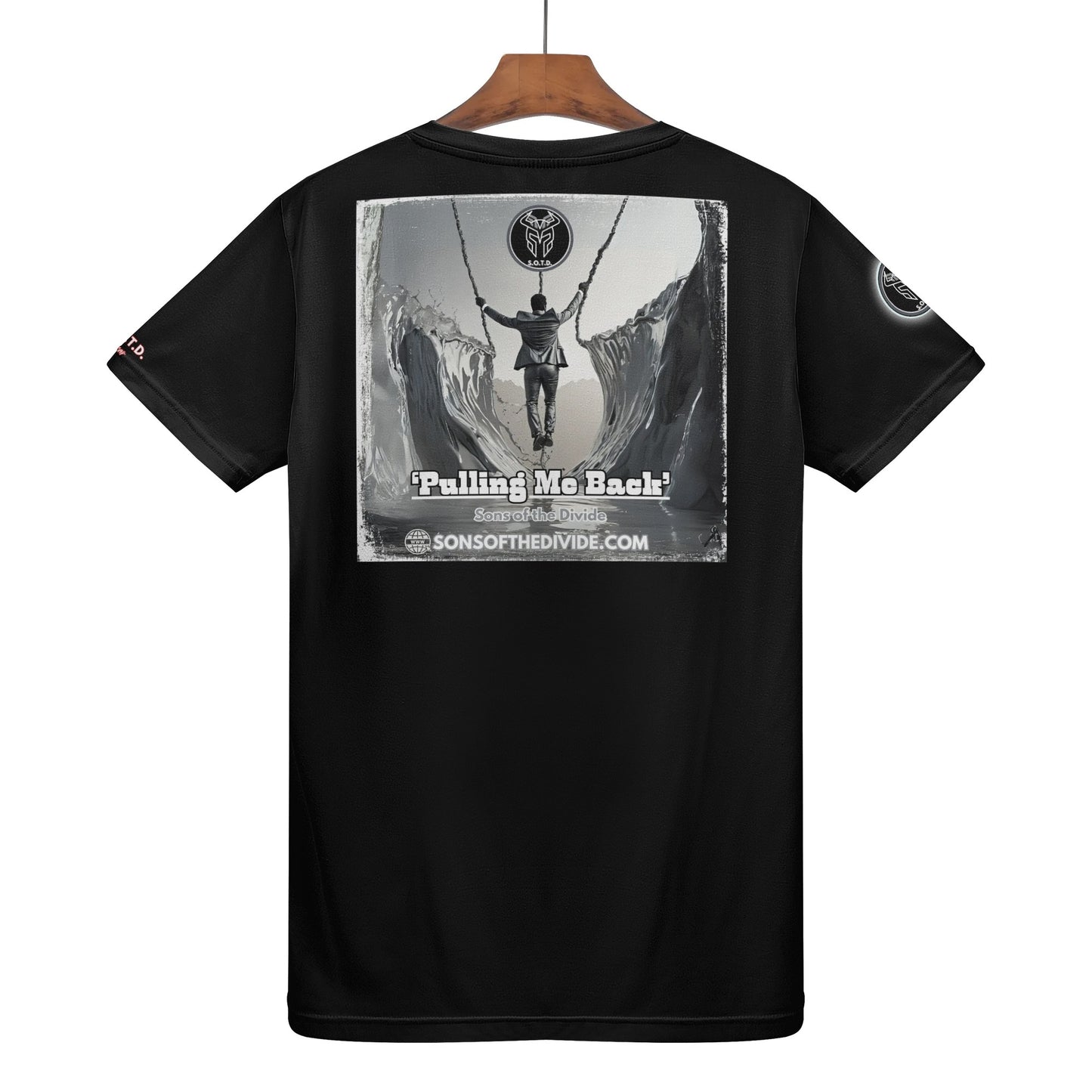 Sons of the Divide- Grey Rectangle Logo- Pulling Me Back album art Graphic T-Shirt