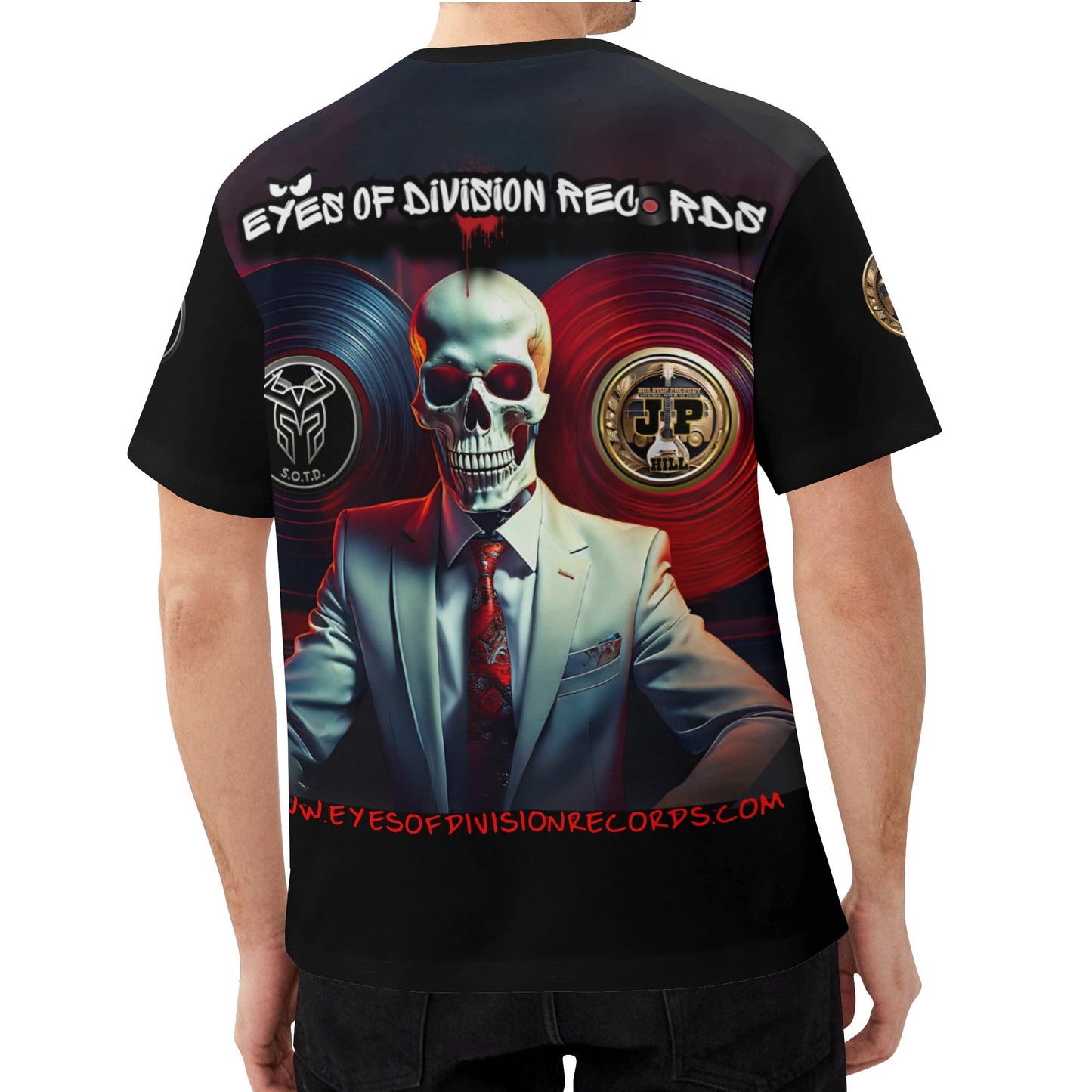 Eyes of Division Records Polyester T-Shirt | High-Quality Fabric | Two-Sided Design | Comfort & Durability | Great for Exercise and Everyday Wear