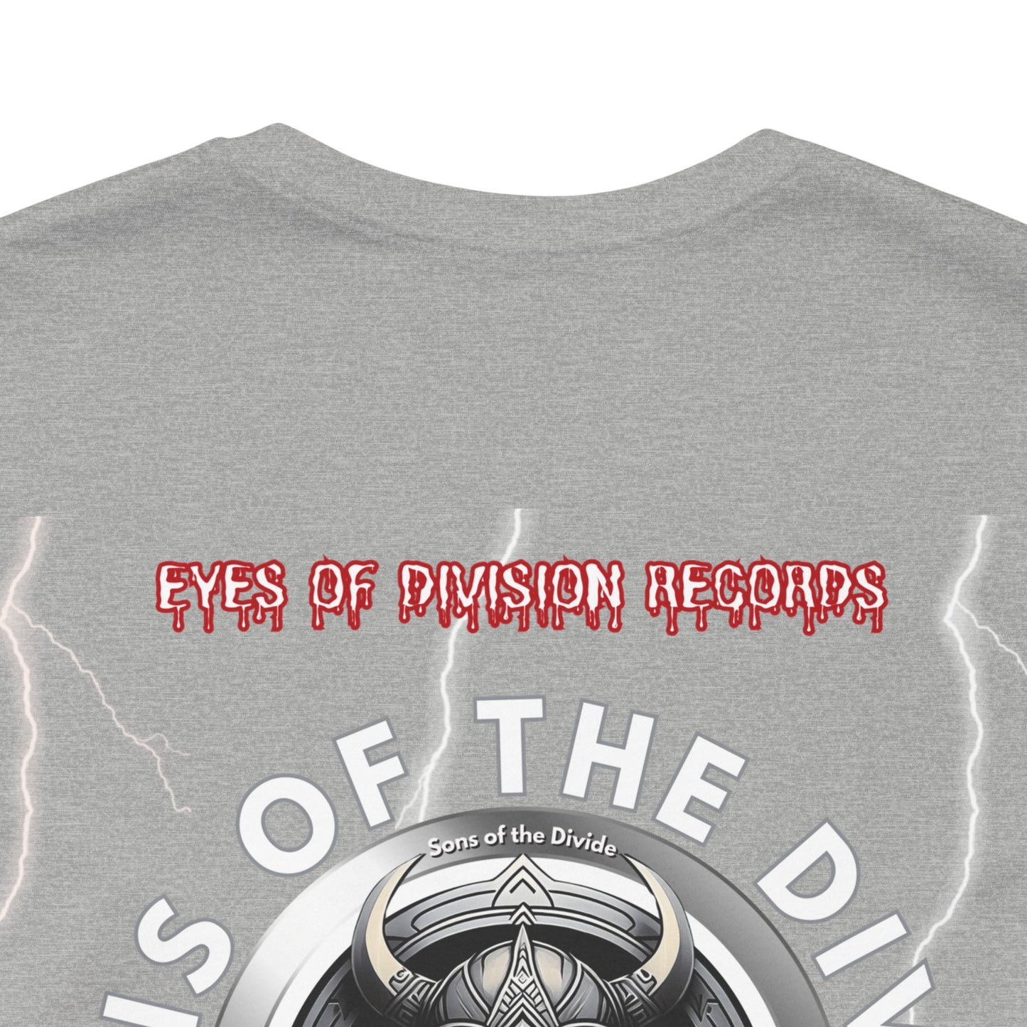 Sons of the Divide Viking Emblem Logo Lightning Short Sleeve Tee